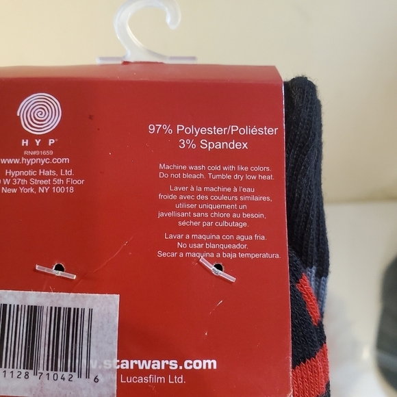 Star Wars middle calf socks  shoe size 6-12 - Picture 3 of 8